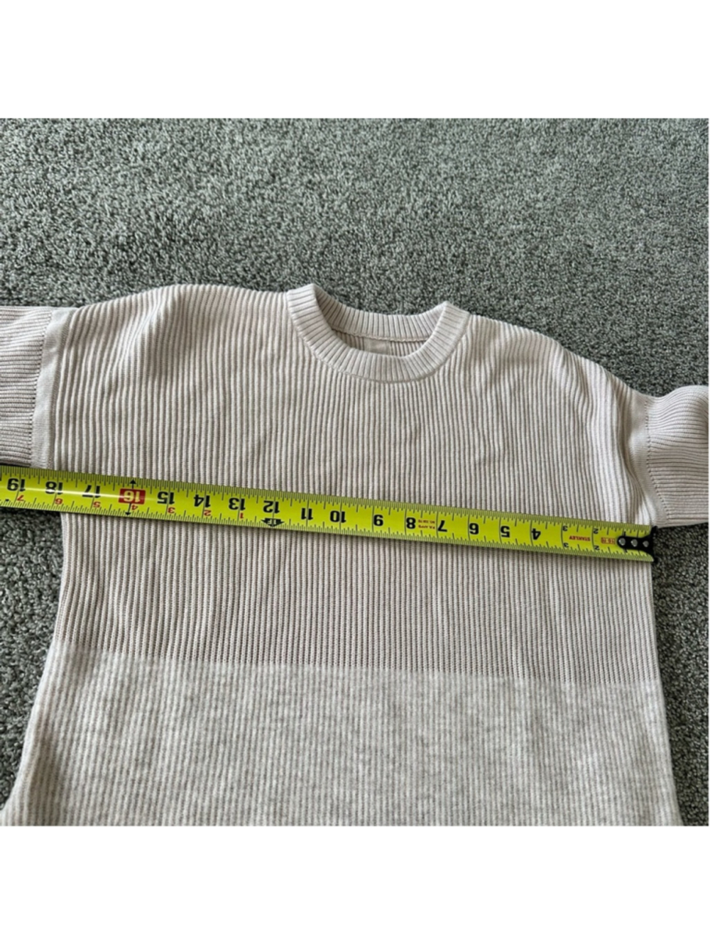 Lululemon Restful Intention Sweater Pink Bliss / Heathered Pink Bliss Small - Picture 5 of 13